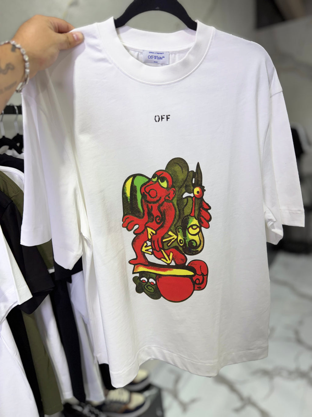 Playera Off White